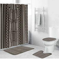 Mali Mud Cloth Bathroom Set Bogolanfini Pattern - Wonder Print Shop