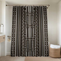 Mali Mud Cloth Bathroom Set Bogolanfini Pattern - Wonder Print Shop