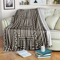 Mali Mud Cloth Blanket Bogolanfini Pattern - Wonder Print Shop