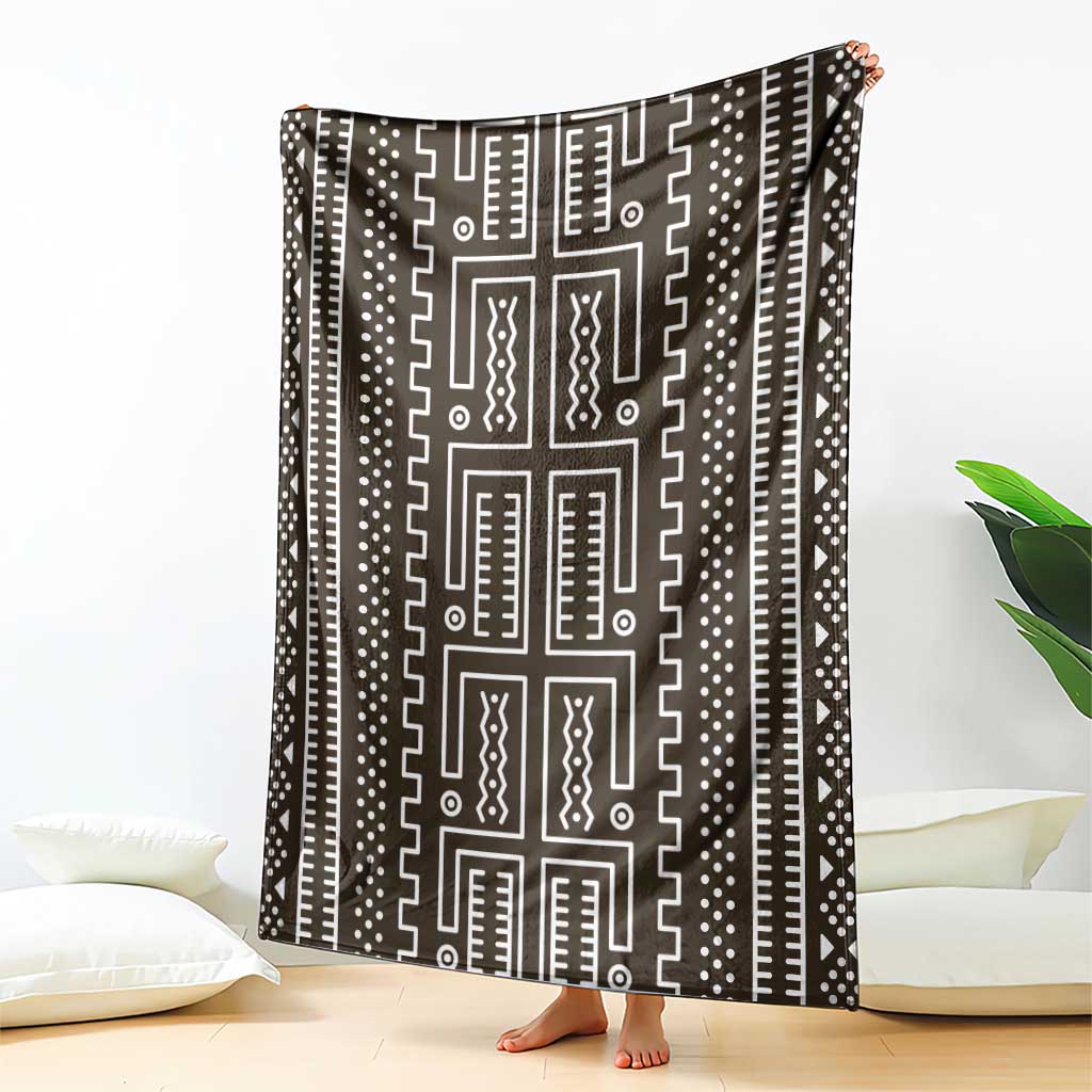 Mali Mud Cloth Blanket Bogolanfini Pattern - Wonder Print Shop