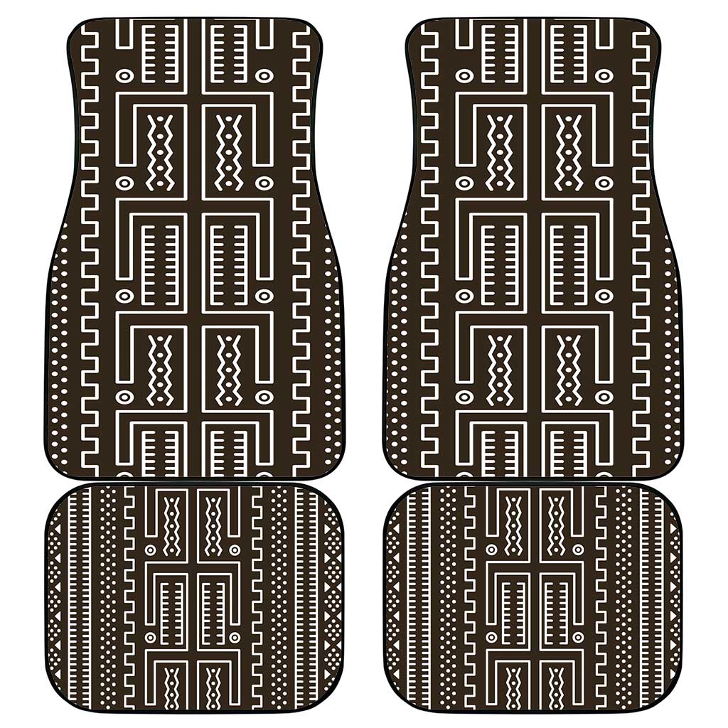 Mali Mud Cloth Car Mats Bogolanfini Pattern - Wonder Print Shop