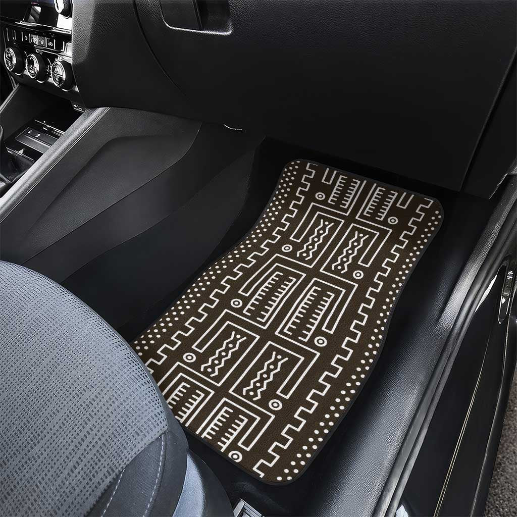 Mali Mud Cloth Car Mats Bogolanfini Pattern - Wonder Print Shop