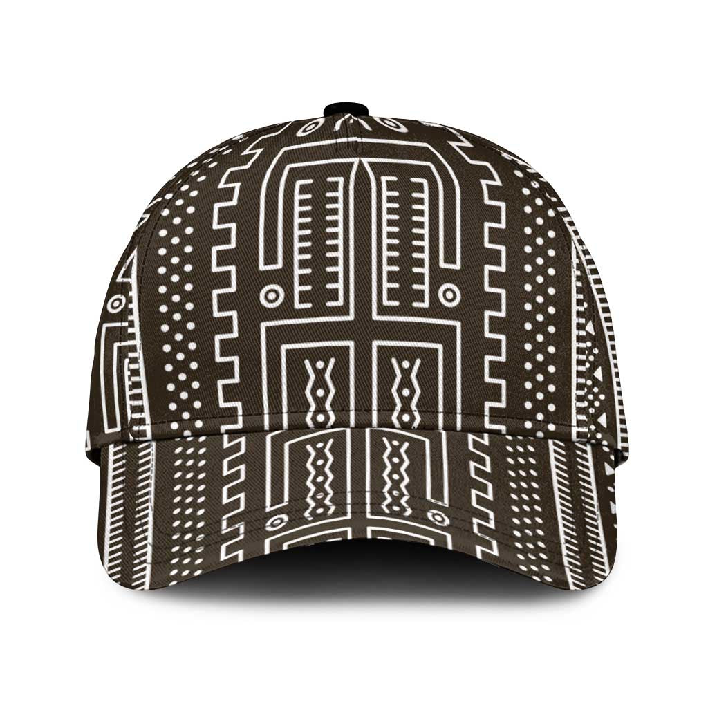 Mali Mud Cloth Classic Cap Bogolanfini Pattern - Wonder Print Shop