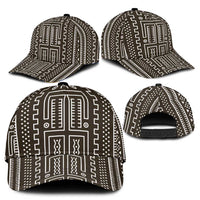 Mali Mud Cloth Classic Cap Bogolanfini Pattern - Wonder Print Shop