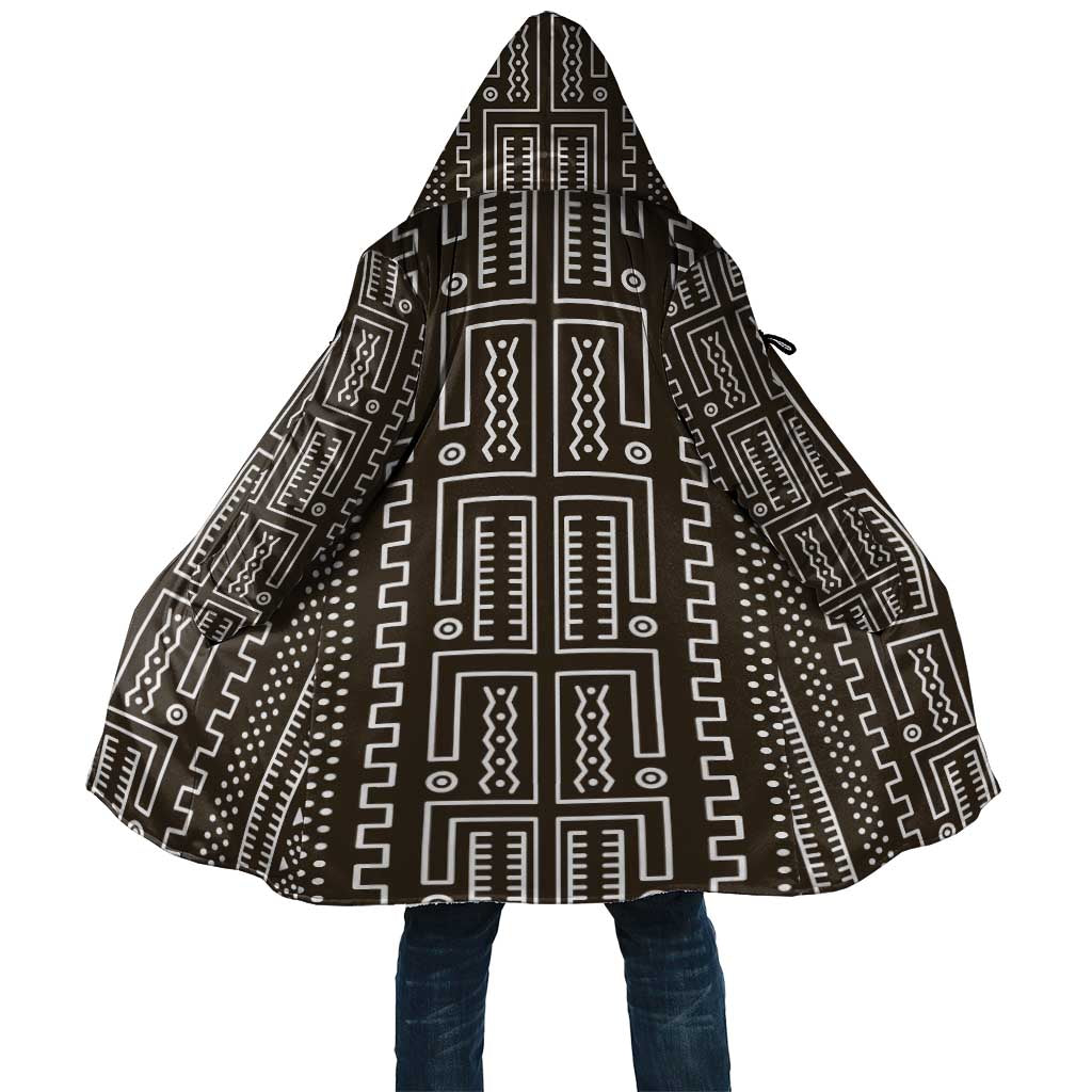 Mali Mud Cloth Cloak Bogolanfini Pattern - Wonder Print Shop