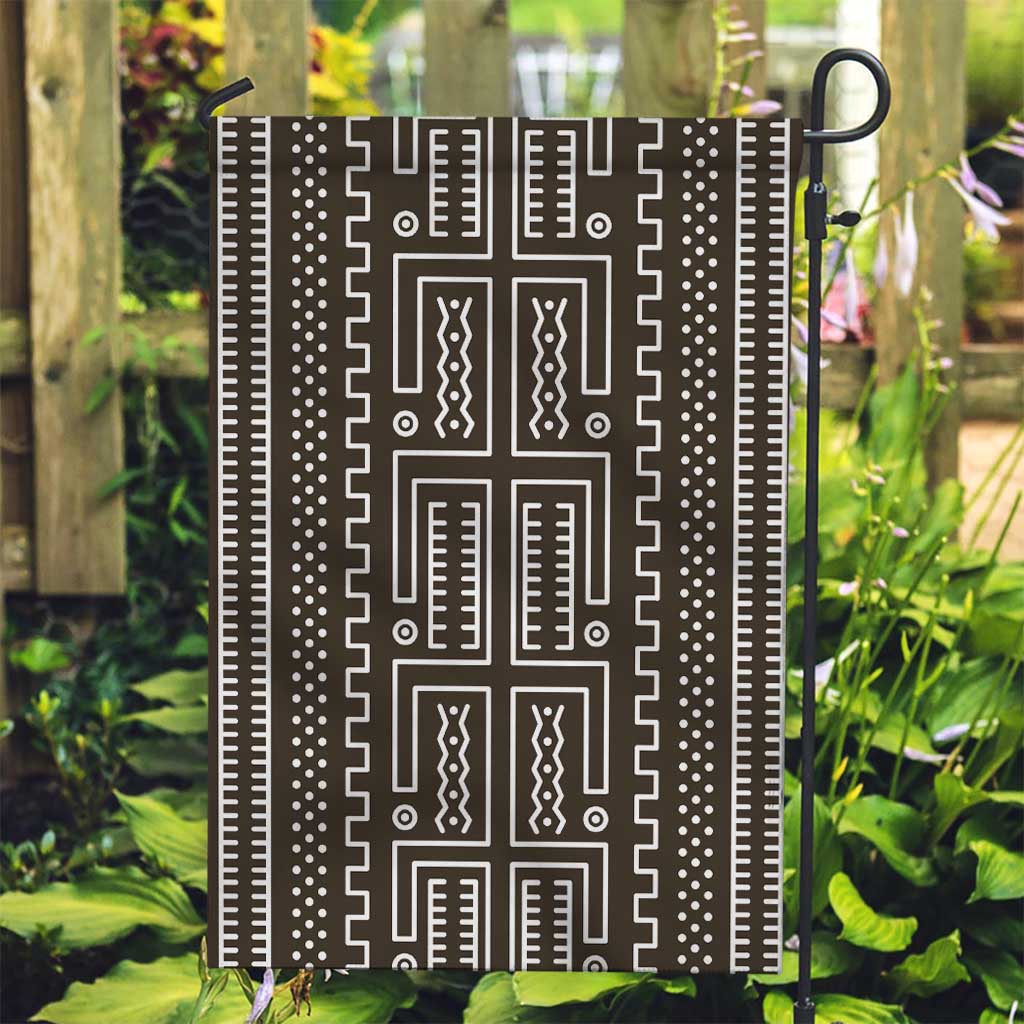 Mali Mud Cloth Garden Flag Bogolanfini Pattern - Wonder Print Shop