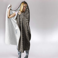 Mali Mud Cloth Hooded Blanket Bogolanfini Pattern - Wonder Print Shop
