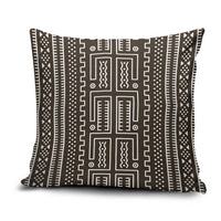 Mali Mud Cloth Pillow Cover Bogolanfini Pattern - Wonder Print Shop