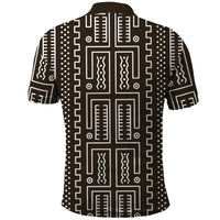 Mali Mud Cloth Polo Shirt Bogolanfini Pattern - Wonder Print Shop