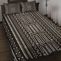 Mali Mud Cloth Quilt Bed Set Bogolanfini Pattern - Wonder Print Shop