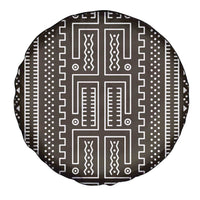 Mali Mud Cloth Spare Tire Cover Bogolanfini Pattern - Wonder Print Shop