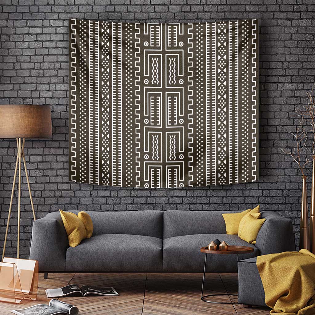 Mali Mud Cloth Tapestry Bogolanfini Pattern - Wonder Print Shop