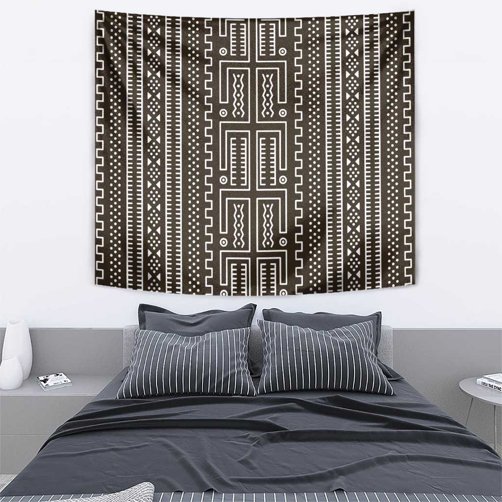 Mali Mud Cloth Tapestry Bogolanfini Pattern - Wonder Print Shop