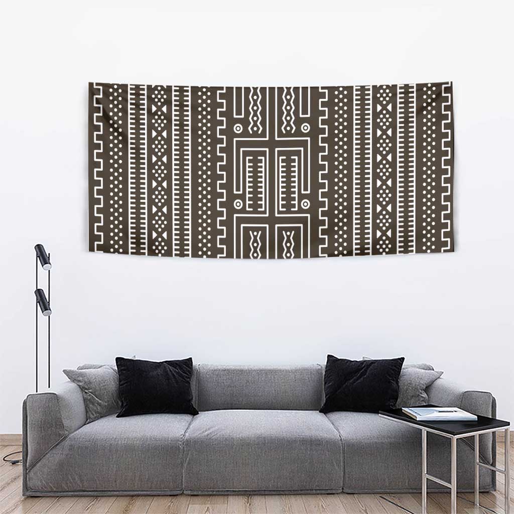 Mali Mud Cloth Tapestry Bogolanfini Pattern - Wonder Print Shop