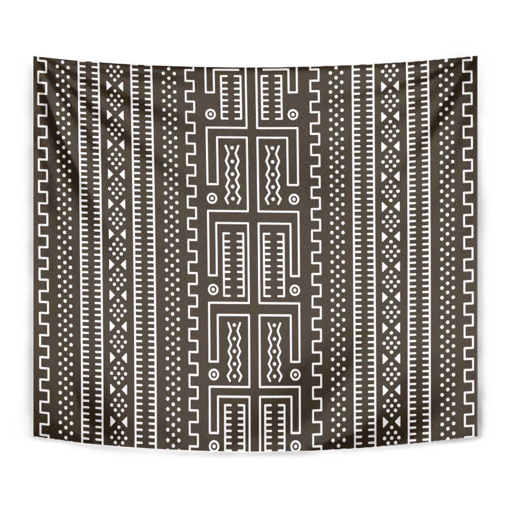 Mali Mud Cloth Tapestry Bogolanfini Pattern - Wonder Print Shop
