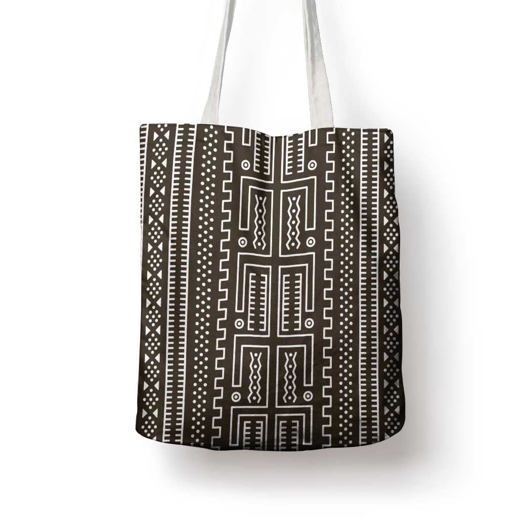Mali Mud Cloth Tote Bag Bogolanfini Pattern - Wonder Print Shop
