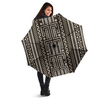 Mali Mud Cloth Umbrella Bogolanfini Pattern - Wonder Print Shop