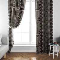Mali Mud Cloth Window Curtain Bogolanfini Pattern - Wonder Print Shop
