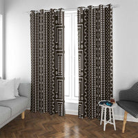 Mali Mud Cloth Window Curtain Bogolanfini Pattern - Wonder Print Shop