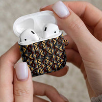 Mali Mud Cloth Legacy Pattern AirPods Case Ethnic Geometry Style - Wonder Print Shop