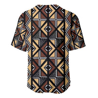 Mali Mud Cloth Legacy Pattern Baseball Jersey Ethnic Geometry Style - Wonder Print Shop