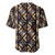 Mali Mud Cloth Legacy Pattern Baseball Jersey Ethnic Geometry Style - Wonder Print Shop