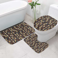Mali Mud Cloth Legacy Pattern Bathroom Set Ethnic Geometry Style - Wonder Print Shop