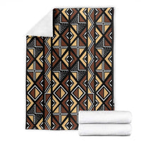 Mali Mud Cloth Legacy Pattern Blanket Ethnic Geometry Style - Wonder Print Shop