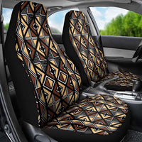 Mali Mud Cloth Legacy Pattern Car Seat Cover Ethnic Geometry Style - Wonder Print Shop