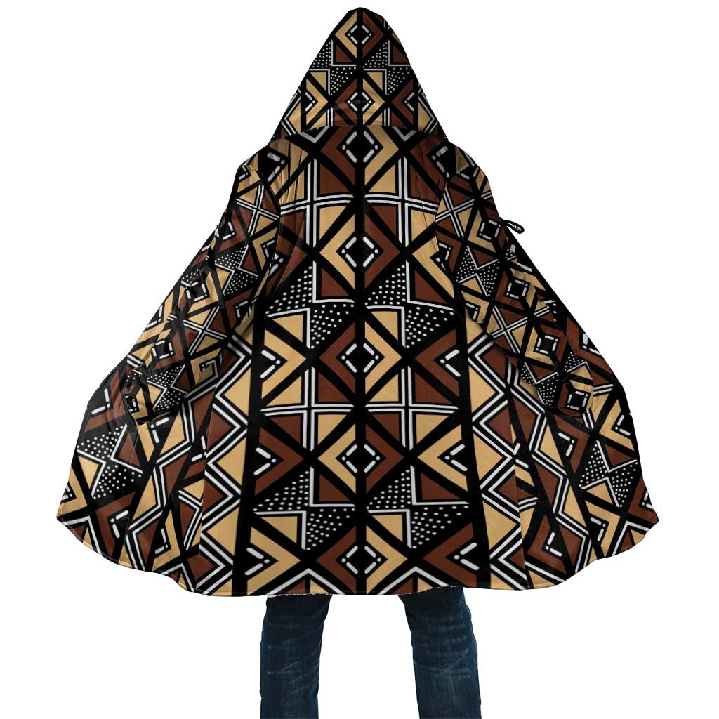 Mali Mud Cloth Legacy Pattern Cloak Ethnic Geometry Style - Wonder Print Shop