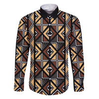Mali Mud Cloth Legacy Pattern Family Matching Puletasi and Hawaiian Shirt Ethnic Geometry Style - Wonder Print Shop