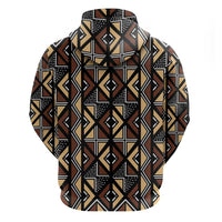Mali Mud Cloth Legacy Pattern Hoodie Ethnic Geometry Style - Wonder Print Shop