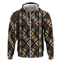Mali Mud Cloth Legacy Pattern Hoodie Ethnic Geometry Style - Wonder Print Shop