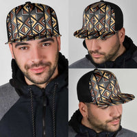 Mali Mud Cloth Legacy Pattern Mesh Trucker Cap Ethnic Geometry Style - Wonder Print Shop