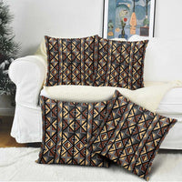 Mali Mud Cloth Legacy Pattern Pillow Cover Ethnic Geometry Style - Wonder Print Shop