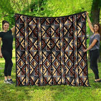 Mali Mud Cloth Legacy Pattern Quilt Ethnic Geometry Style - Wonder Print Shop