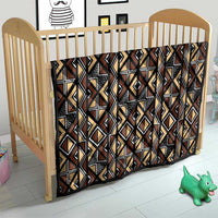 Mali Mud Cloth Legacy Pattern Quilt Ethnic Geometry Style - Wonder Print Shop