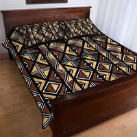 Mali Mud Cloth Legacy Pattern Quilt Bed Set Ethnic Geometry Style - Wonder Print Shop
