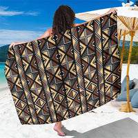Mali Mud Cloth Legacy Pattern Sarong Ethnic Geometry Style - Wonder Print Shop