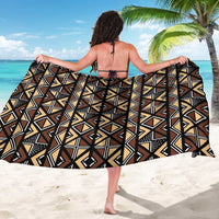 Mali Mud Cloth Legacy Pattern Sarong Ethnic Geometry Style - Wonder Print Shop