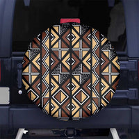 Mali Mud Cloth Legacy Pattern Spare Tire Cover Ethnic Geometry Style - Wonder Print Shop