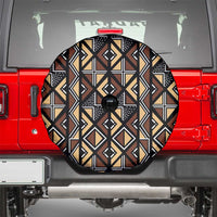 Mali Mud Cloth Legacy Pattern Spare Tire Cover Ethnic Geometry Style - Wonder Print Shop
