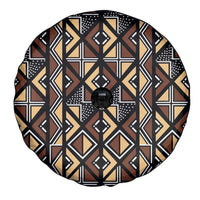 Mali Mud Cloth Legacy Pattern Spare Tire Cover Ethnic Geometry Style - Wonder Print Shop