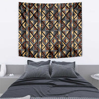 Mali Mud Cloth Legacy Pattern Tapestry Ethnic Geometry Style - Wonder Print Shop