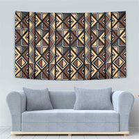 Mali Mud Cloth Legacy Pattern Tapestry Ethnic Geometry Style - Wonder Print Shop