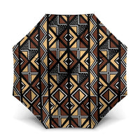 Mali Mud Cloth Legacy Pattern Umbrella Ethnic Geometry Style - Wonder Print Shop