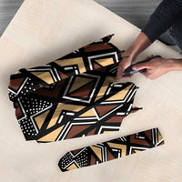 Mali Mud Cloth Legacy Pattern Umbrella Ethnic Geometry Style - Wonder Print Shop