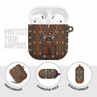 Mali Mud Cloth African Village AirPods Case Ethnic Geometry Style - Wonder Print Shop