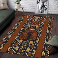 Mali Mud Cloth African Village Area Rug Ethnic Geometry Style - Wonder Print Shop