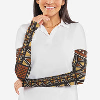 Mali Mud Cloth African Village Arm Sleeves Ethnic Geometry Style - Wonder Print Shop